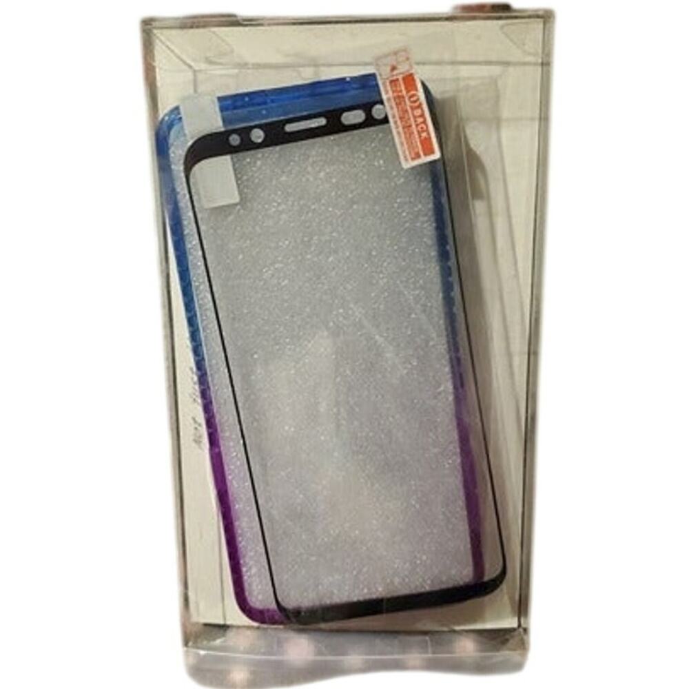 Glimmer Clear Blue Purple Phone Case for Samsung Galaxy S9